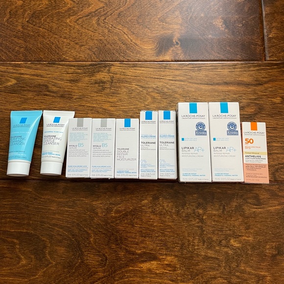 NIB La Roche Posay & Vichy Skincare Cleanser Serum Moisturizer Sunscreen Minis
